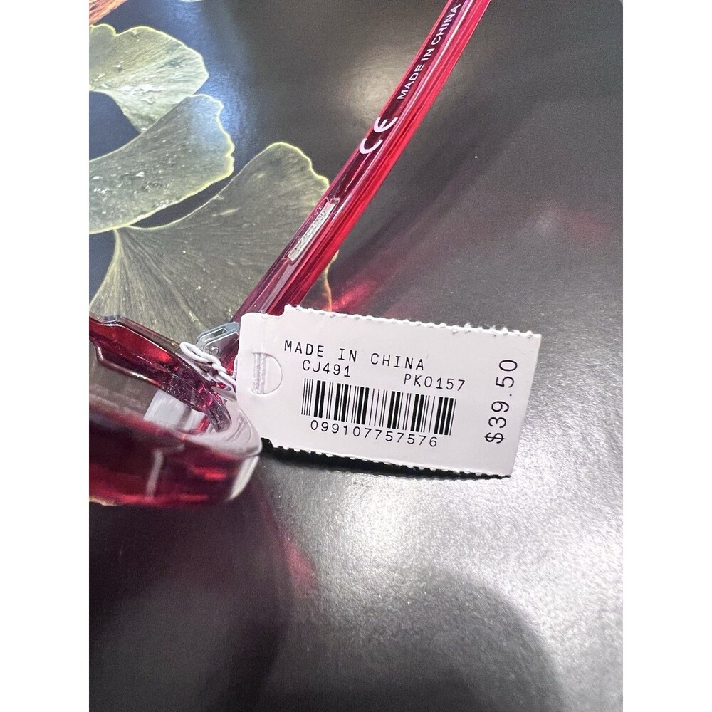 J Crew‎ pink cat eye sunglasses With 100% UV Protection. Comes Cloth Pouch - Picture 7 of 13